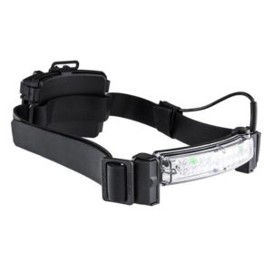 Command+ LoPro White & Green LED Helmet Light - Rechargeable