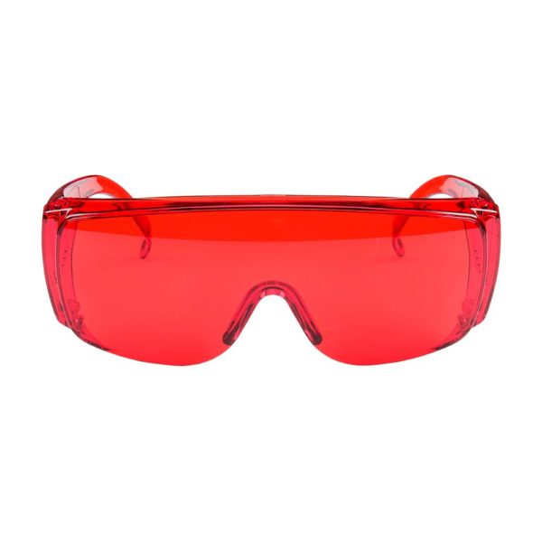 FoxFury poly-carbonate forensic goggles red