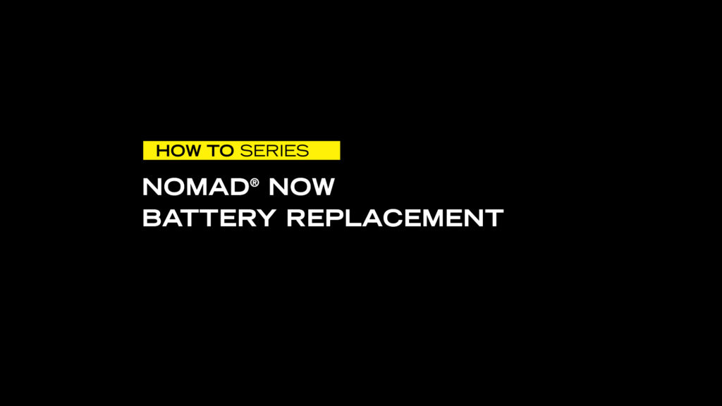 NOMAD NOW & N56 - BATTERY REPLACEMENT VIDEO