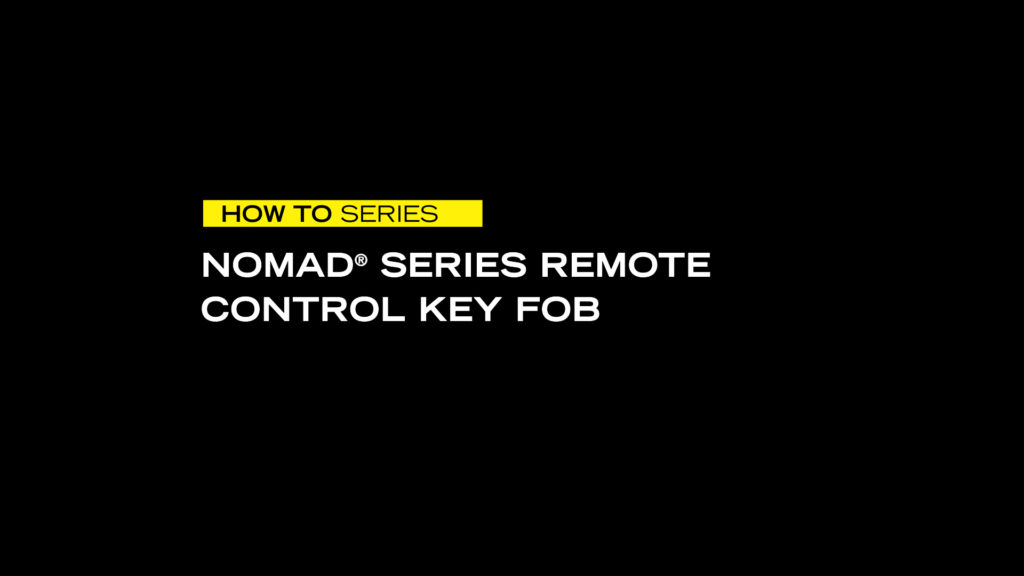 NOMAD Scene Light - How to use the Remote Control Key Fob Video