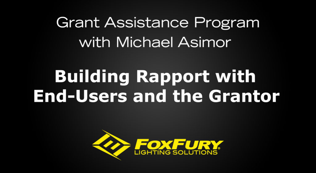Building Rapport with End-Users and the Grantor video