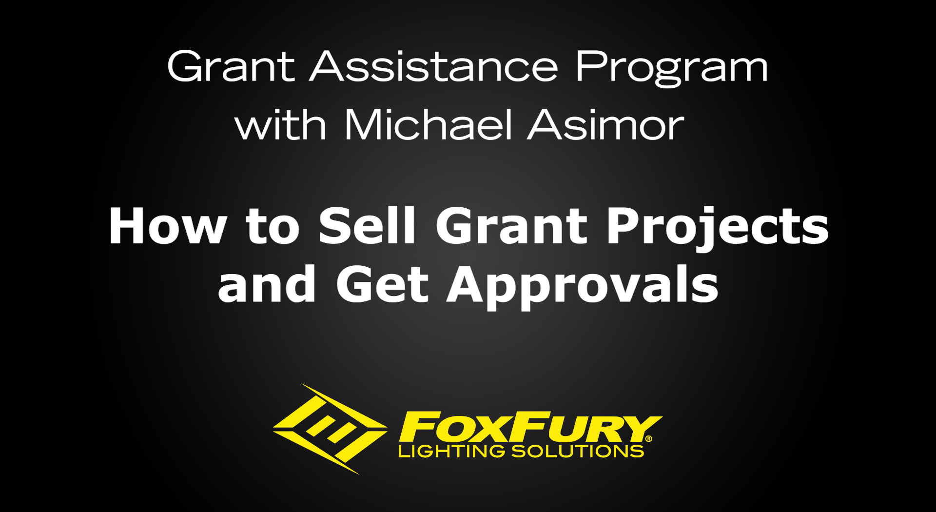 How to Sell Grant Projects and Get Approval video